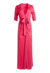 BAYLEY DRAPED MAXI SHIRT DRESS-WATERMELON-ALICE + OLIVIA