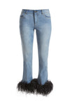 TASHA CROPPED FTHR HEM JEANS-90S WASH-ALICE + OLIVIA