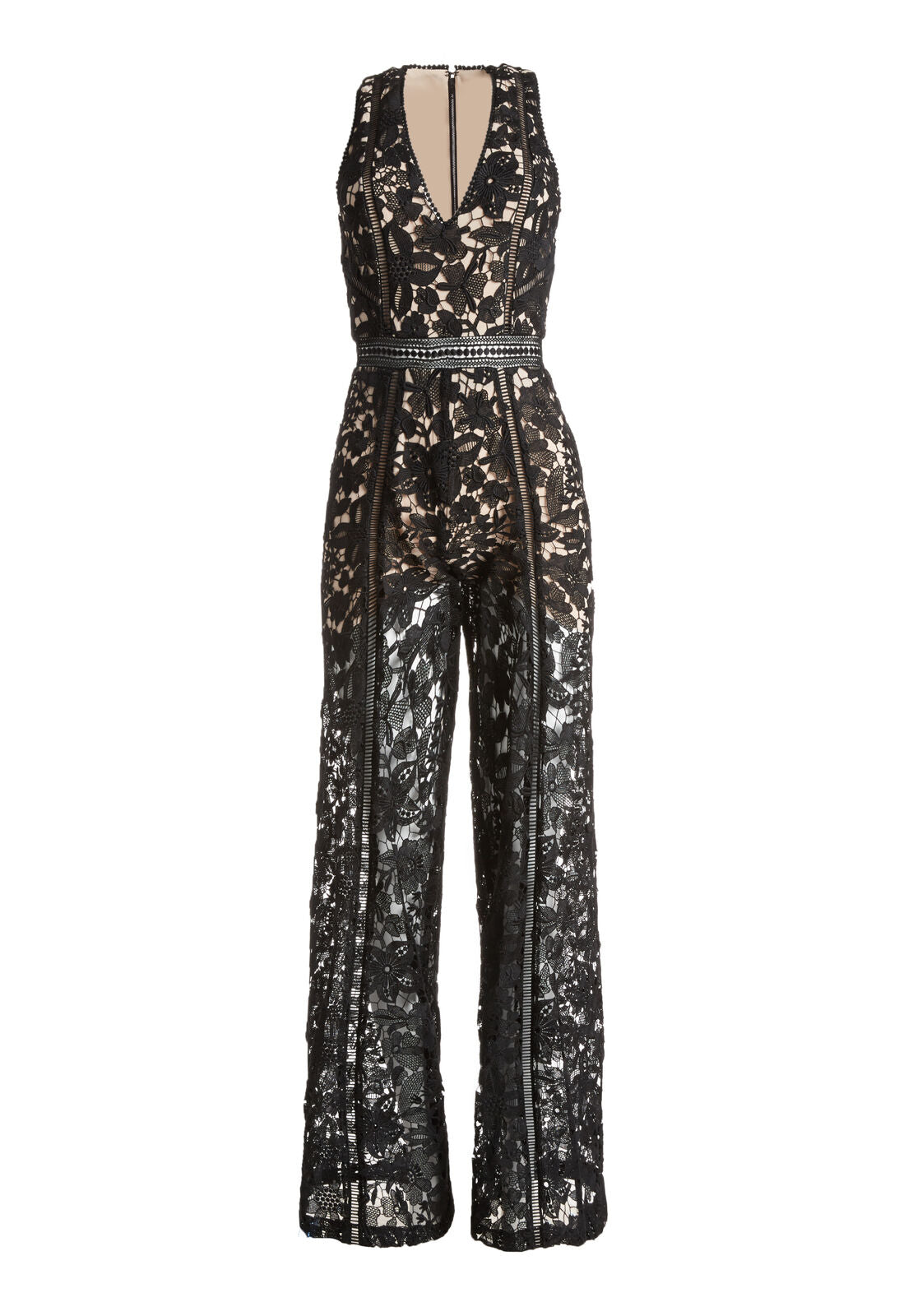 CHELS DEEP V JUMPSUIT-ALICE + OLIVIA