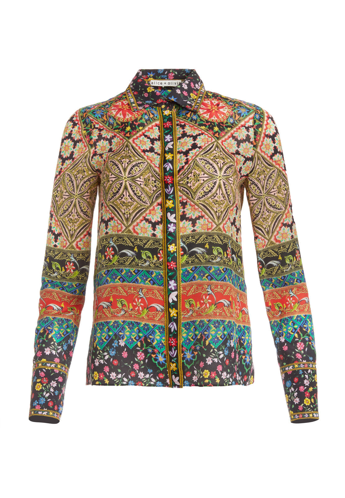 WILLA LRG COLLAR RBBN PLKT TP-RENZO TILE-ALICE + OLIVIA