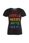 RYLYN EMBELL SS CREW NK TOP-ALICE + OLIVIA
