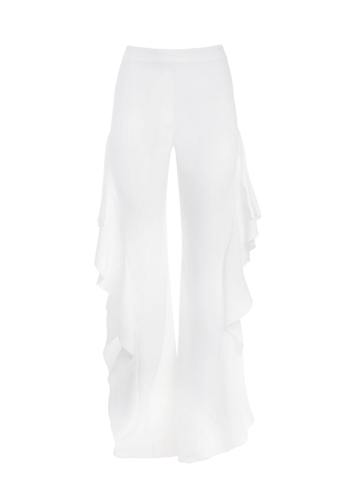 ESTELL RUFFLE SLIT PANT-ALICE + OLIVIA