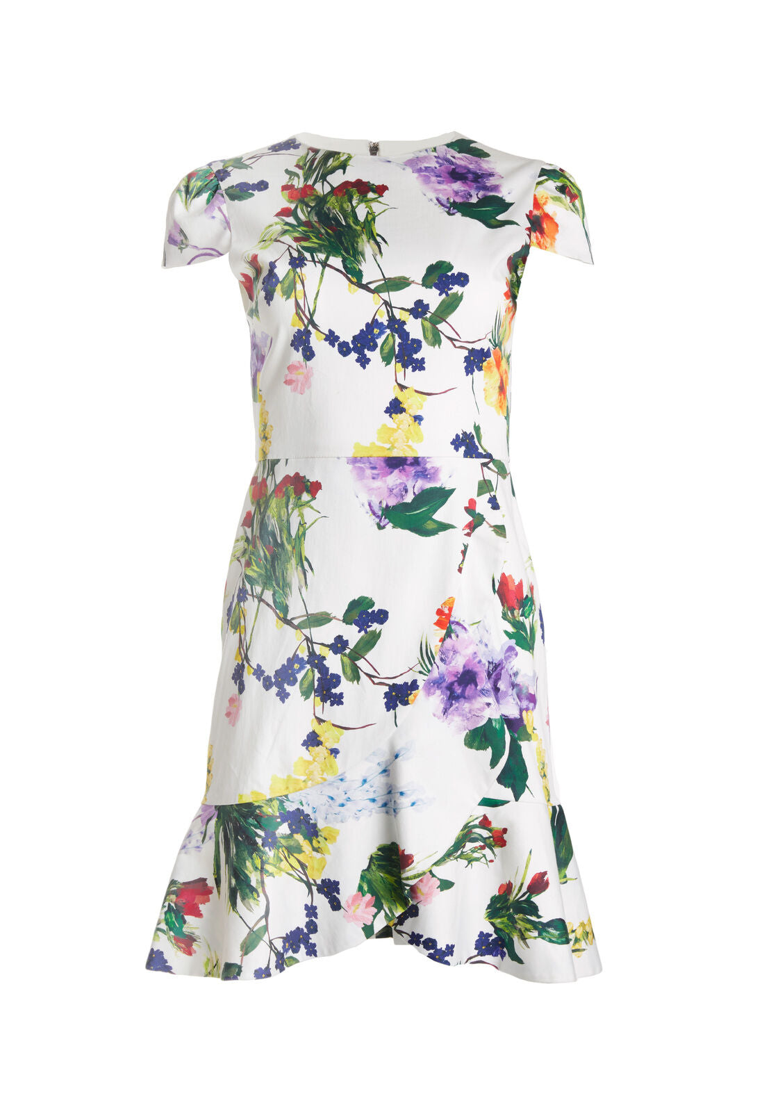 KIRBY RUFFLE SS DRESS-WILDFLOWER-ALICE + OLIVIA