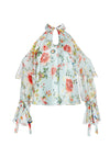 BLAYNE COLD SHLDR BOW CUFF BLS-ALICE + OLIVIA