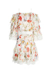 SANTOS COLD SHLDR TIER DRESS-ALICE + OLIVIA