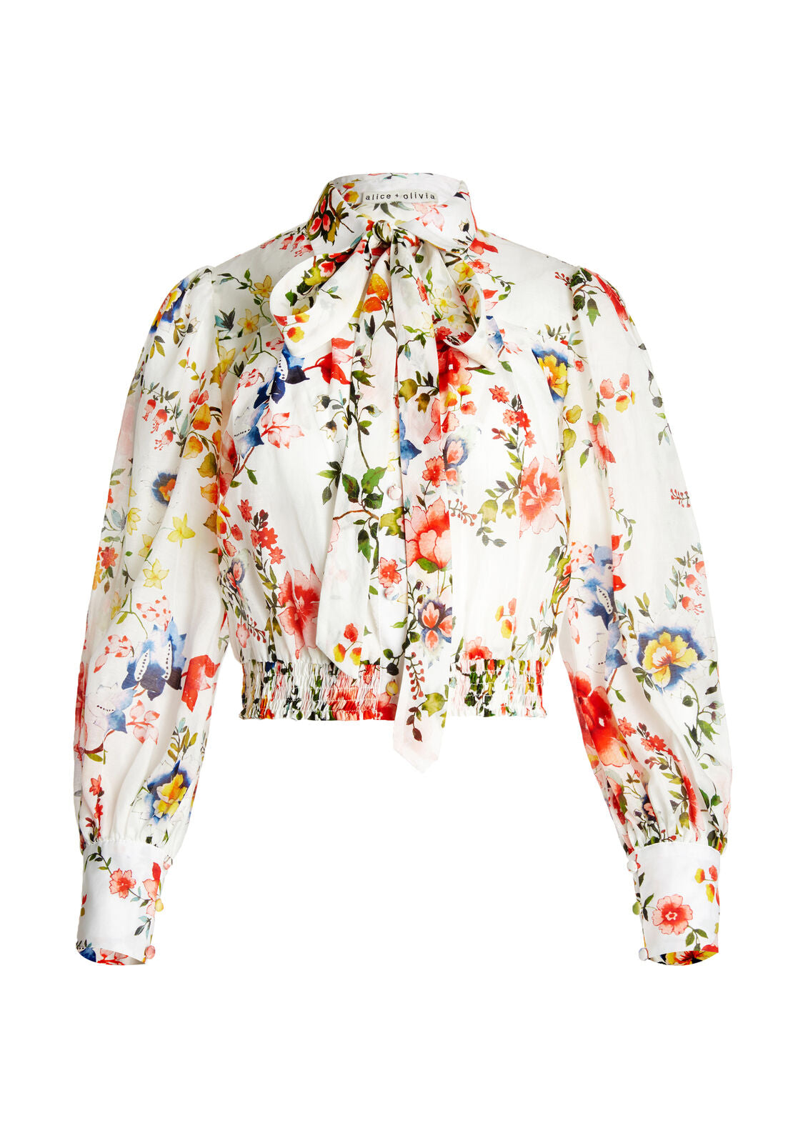 ISSA TIE FRNT BTN DOWN-ALICE + OLIVIA
