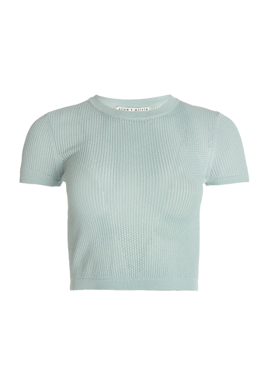 CIARA TEXTURED CROP PULLOVER-ALICE + OLIVIA