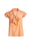 LANEY FLUTTER SLV BOW BLOUSE-ALICE + OLIVIA