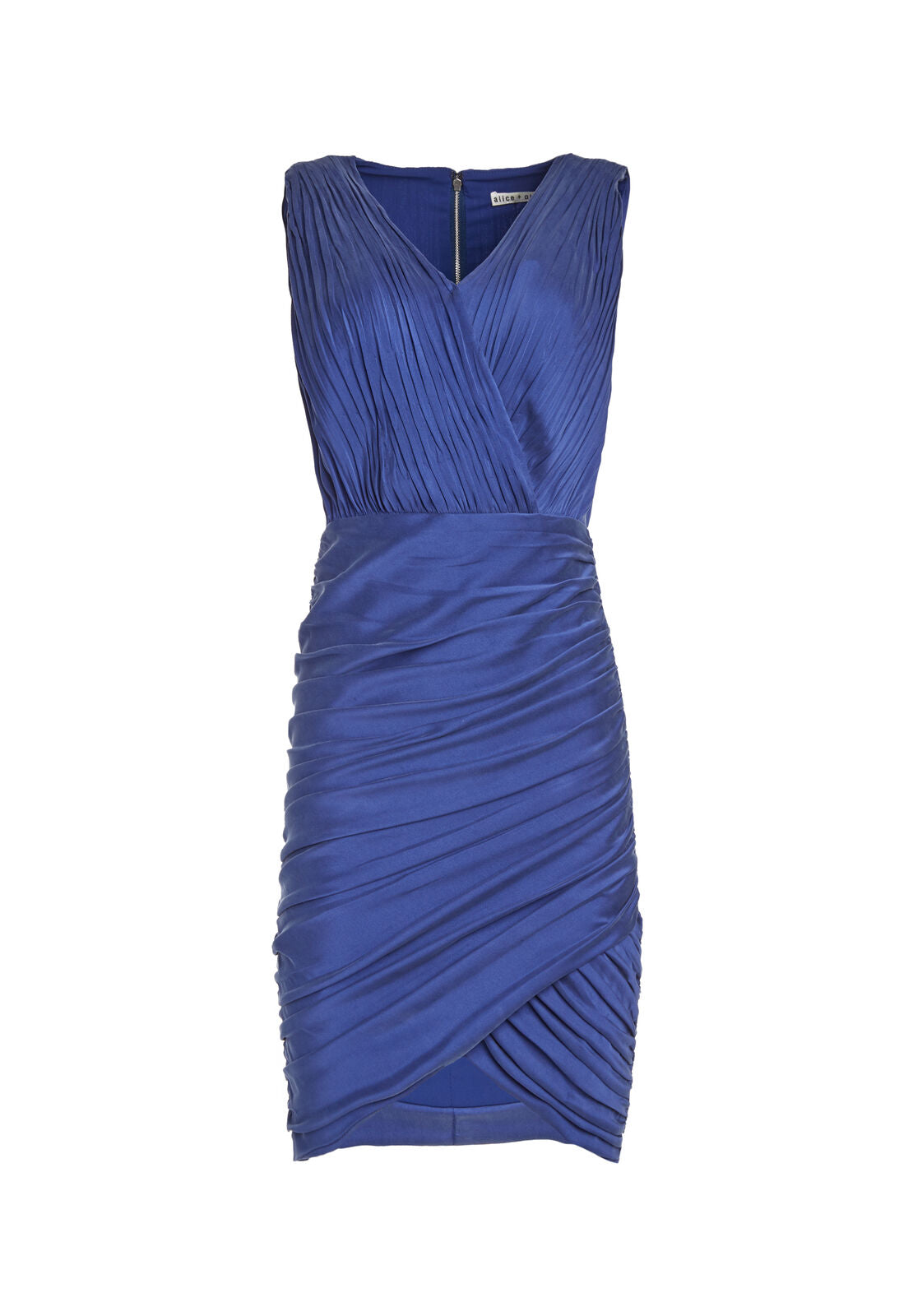 DAMIA SLVLSS CROSS OVER DRESS-ALICE + OLIVIA