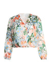 TRISTA CROSS FRNT BLOUSON TOP-ALICE + OLIVIA