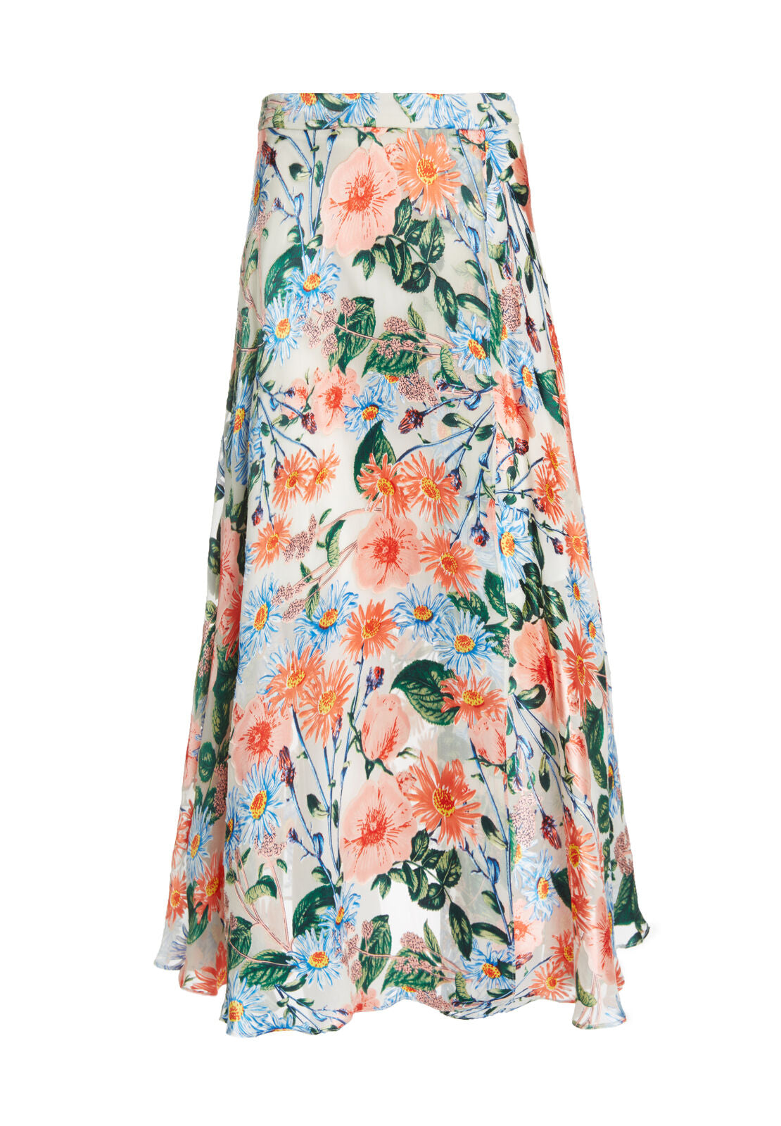 NANETTE MOCK WRAP MIDI SKIRT-ALICE + OLIVIA