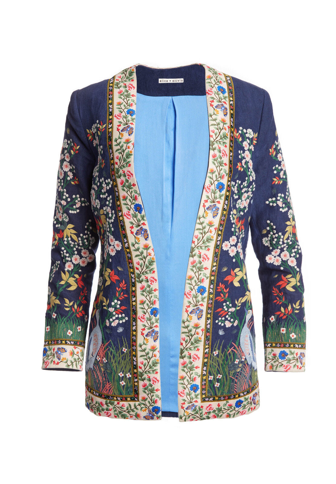 JENICE EMBR LONG BLAZER-ALICE + OLIVIA