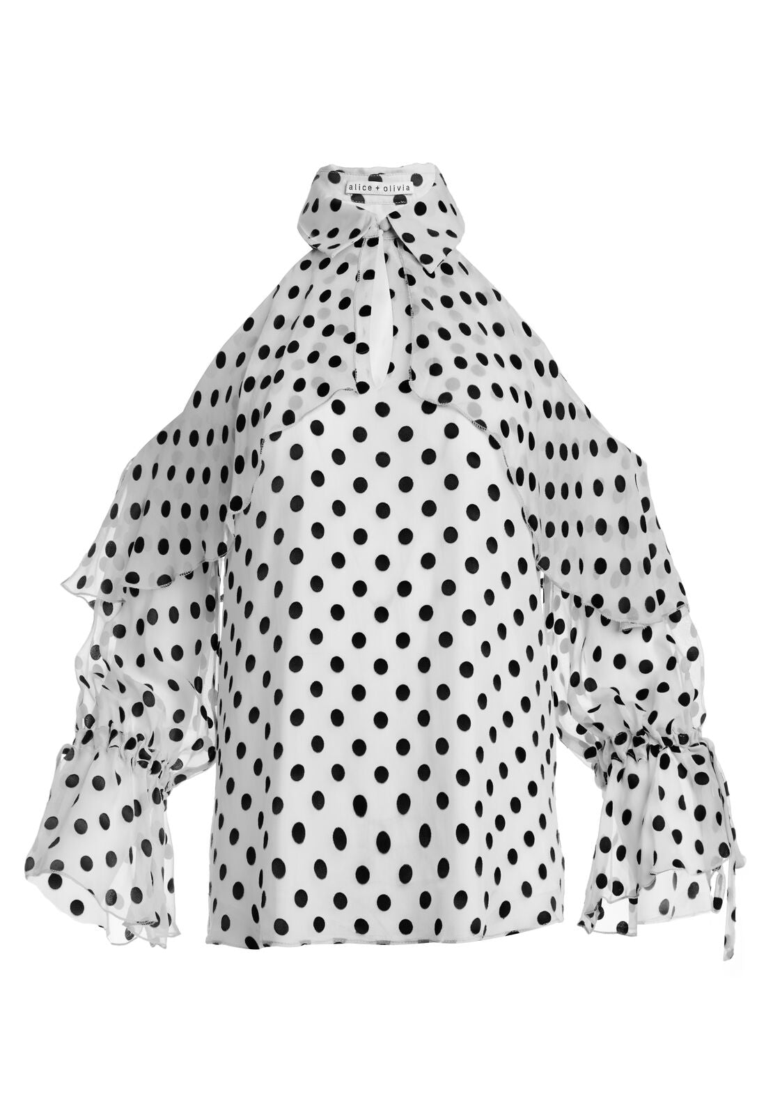 BLAYNE COLD SHLDR BOW CUFF BLS