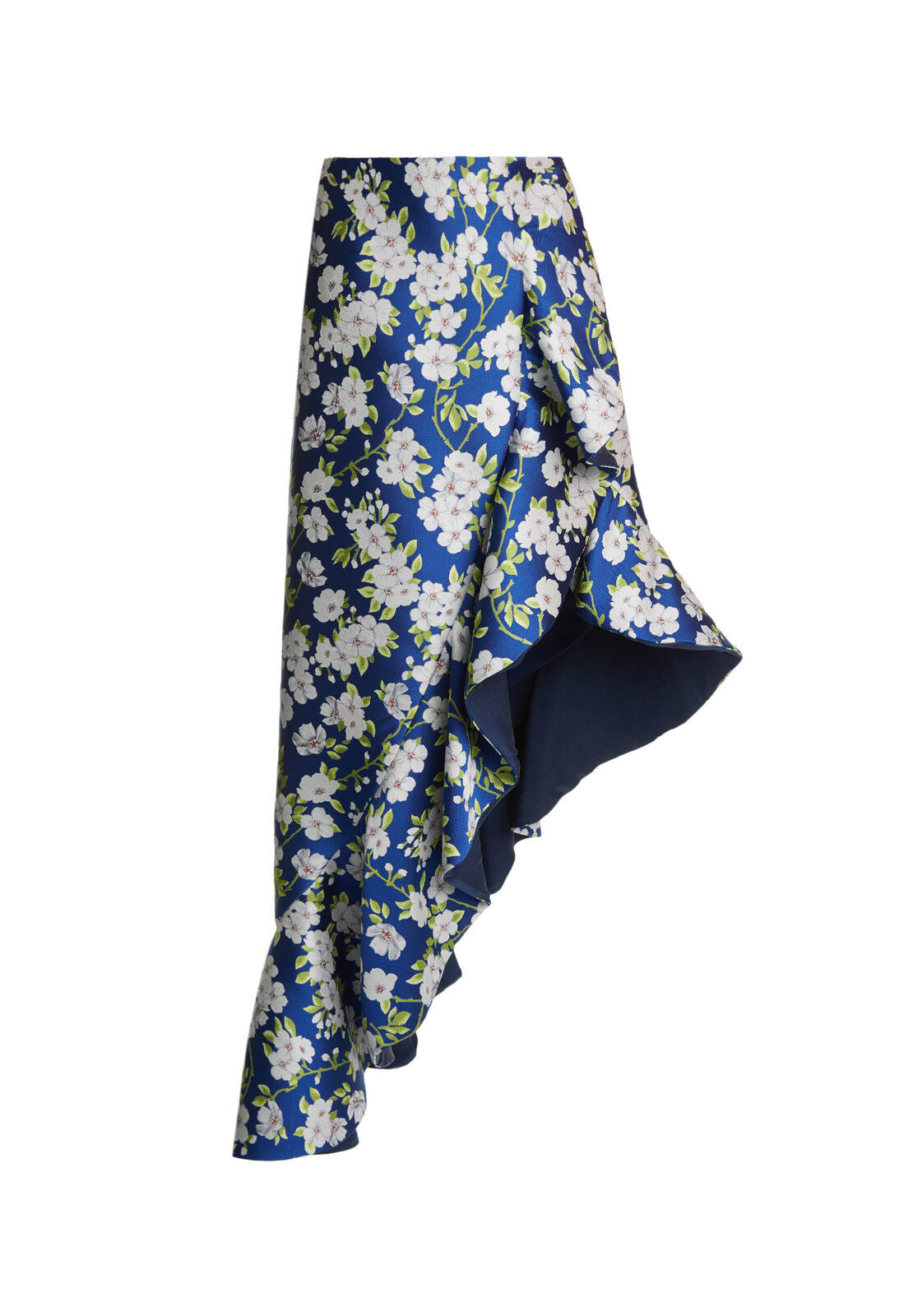 LOVETTA RUFFLE MOCK WRAP SKIRT-ALICE + OLIVIA
