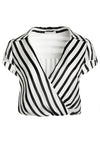 DAYER DRAPE MOCK WRAP BLOUSE-ALICE + OLIVIA