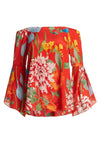 SHERA OFF SHLDR TRUMPT SLV TOP-ALICE + OLIVIA