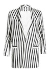 KYLIE EASY LINEN SHWL CLLR JKT-ALICE + OLIVIA