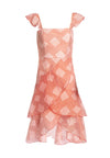 ANGELITA RUFFLE ASYMM MIDI DRS-ALICE + OLIVIA