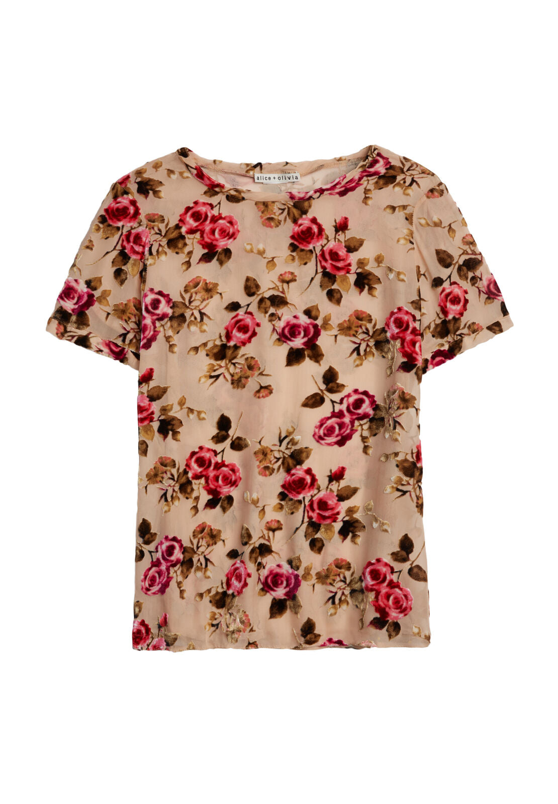 PIERA SLOUCHY SHORT TEE-ALICE + OLIVIA