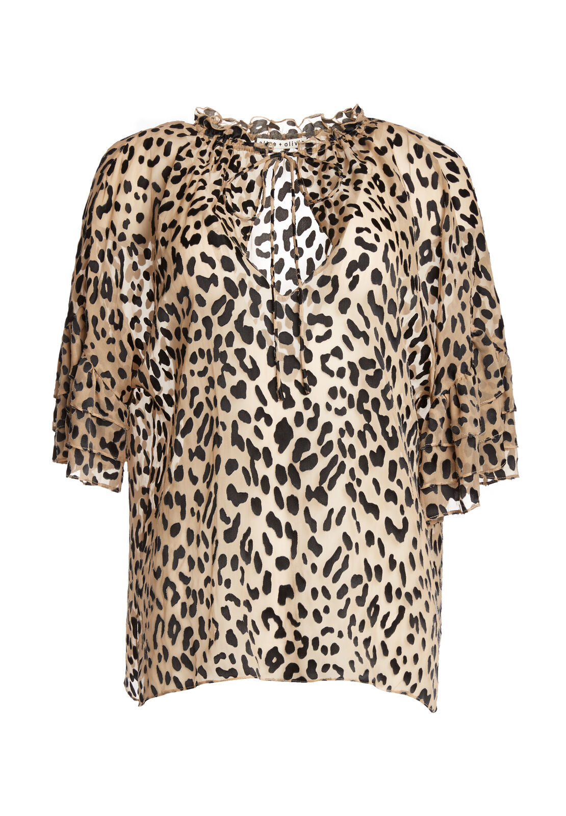 JULIUS TIER SLV TUNIC TOP-ALICE + OLIVIA