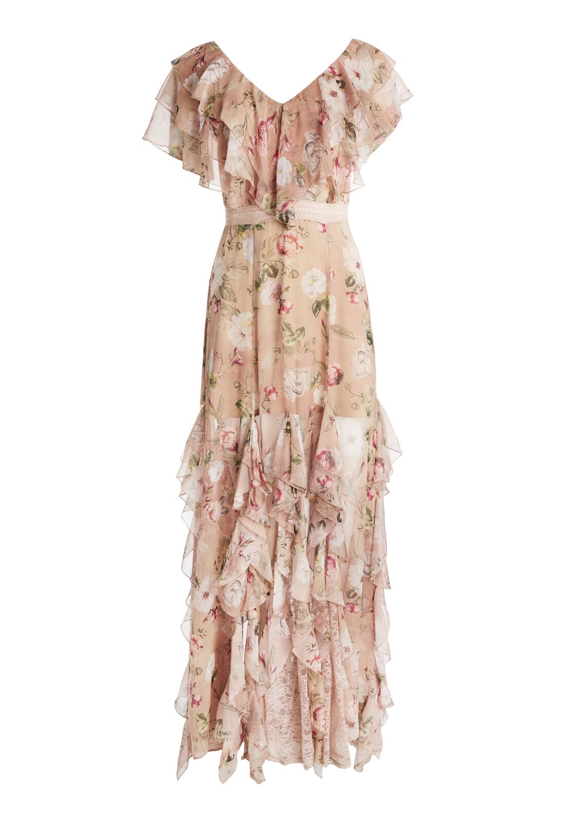 CASSIDY TIERED RFFLE GDET MAXI-ALICE + OLIVIA