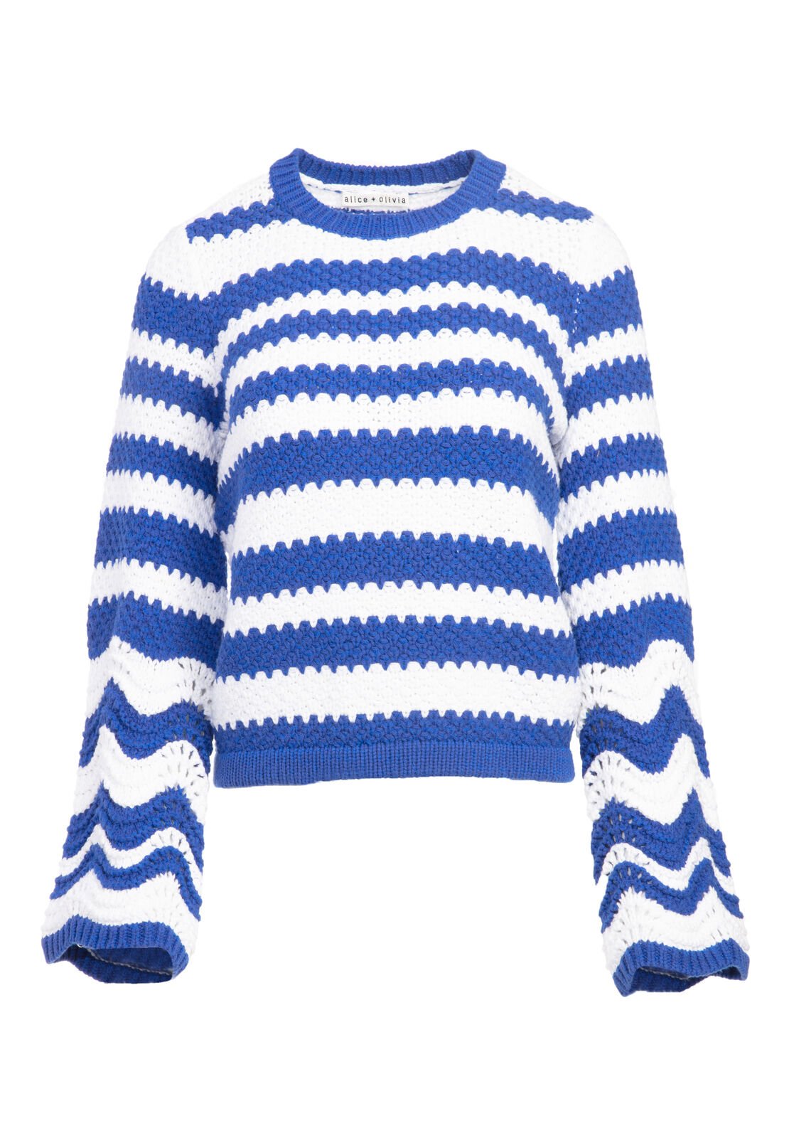 ALIVIA TEXTURED BELL SLV PLLVR-ALICE + OLIVIA