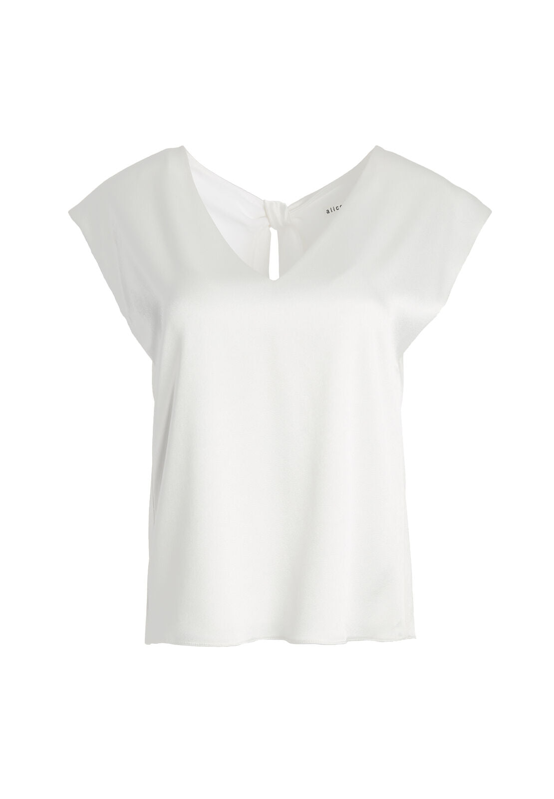 FLETA BOXY V NK TIE BK TOP-ALICE + OLIVIA