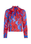 GWENDA TIE NK CROPPED BLOUSE-ALICE + OLIVIA