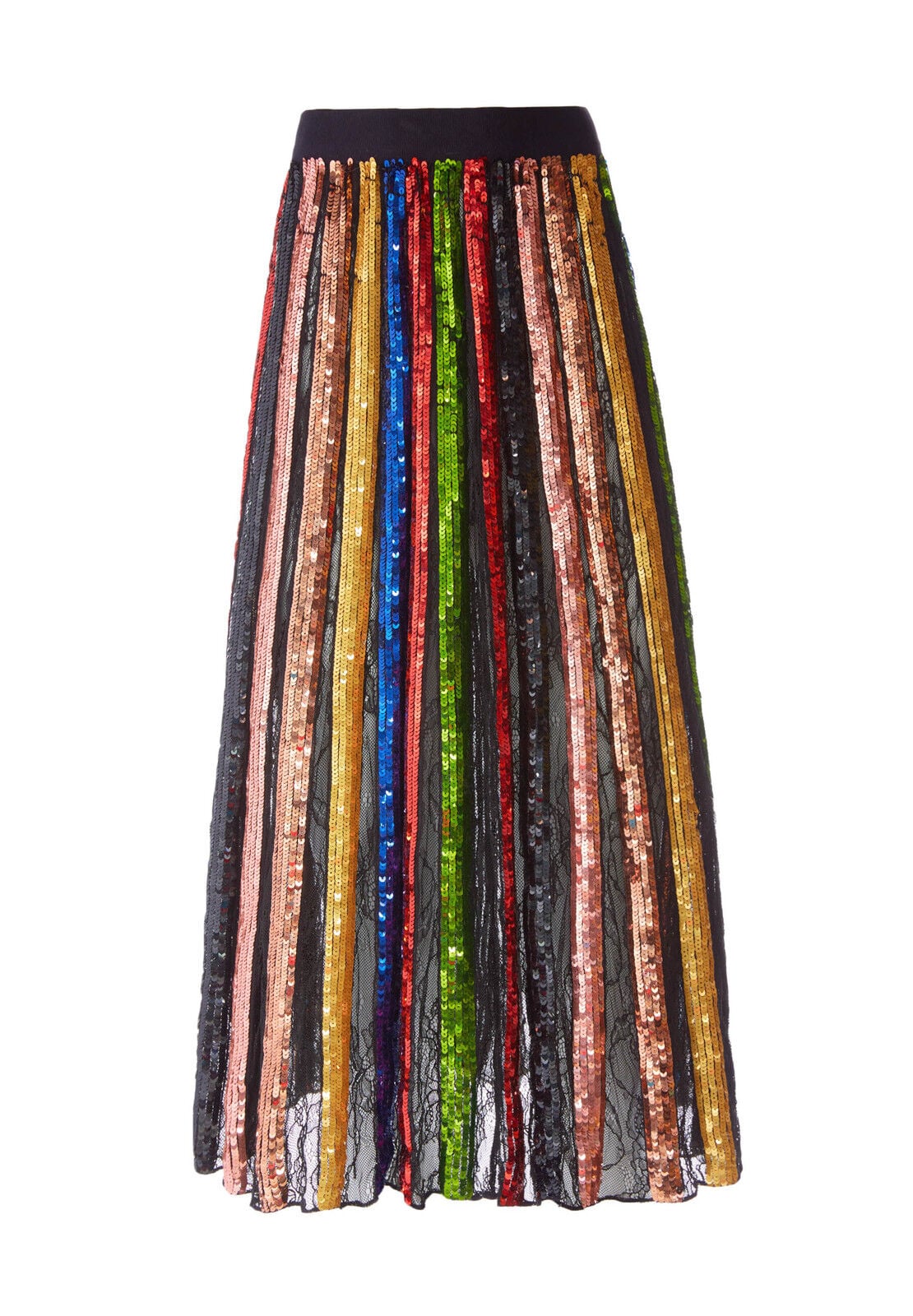 TIANNA HW STRIPE MIDI SKIRT