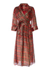 CHAP WRAP MAXI DRESS-WINDOWPANE PLAID-RUBY-ALICE + OLIVIA