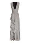 BIRCH V NK RUFFLE DRESS-ALICE + OLIVIA