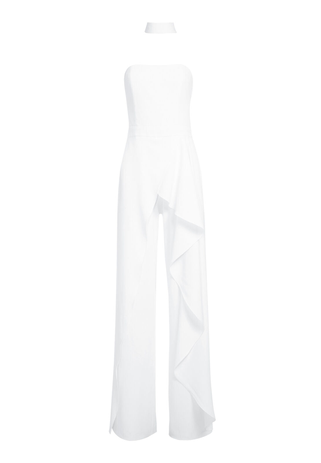 LATONYA RFFLED BUSTIER JMPSUIT-ALICE + OLIVIA