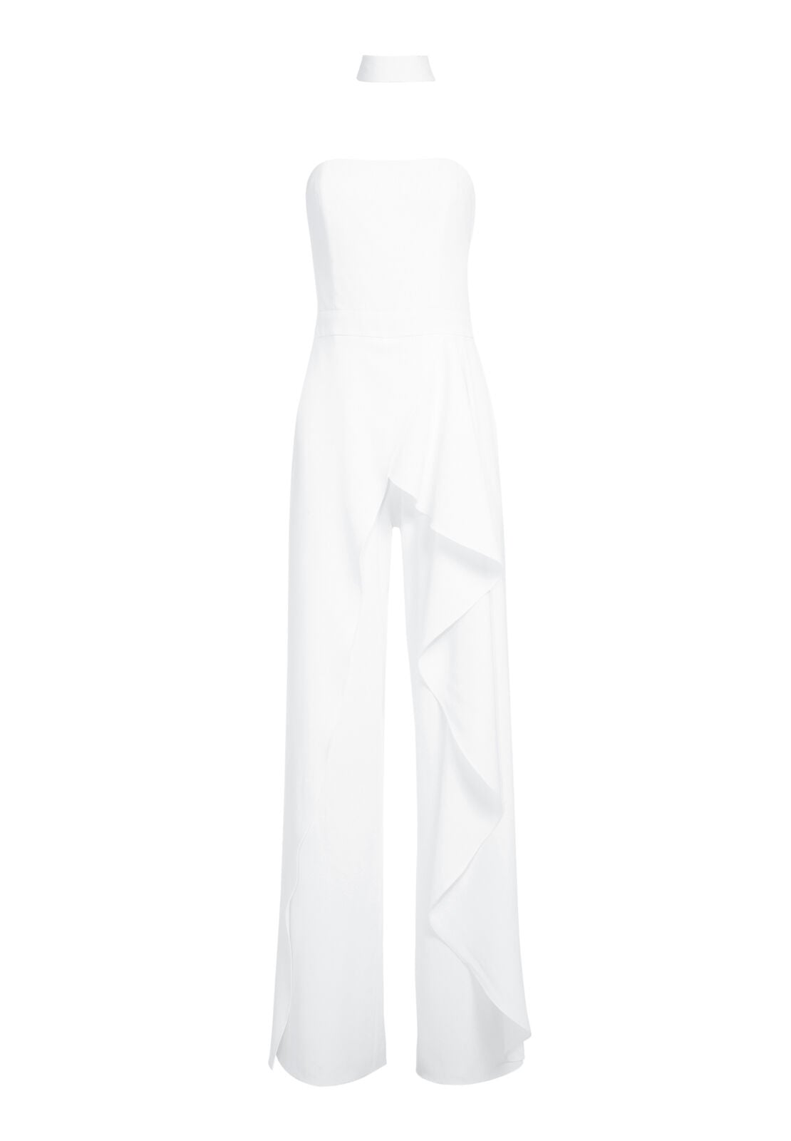 LATONYA RFFLED BUSTIER JMPSUIT-ALICE + OLIVIA