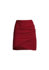 FIDELA DRAPED MINI SKIRT-ALICE + OLIVIA