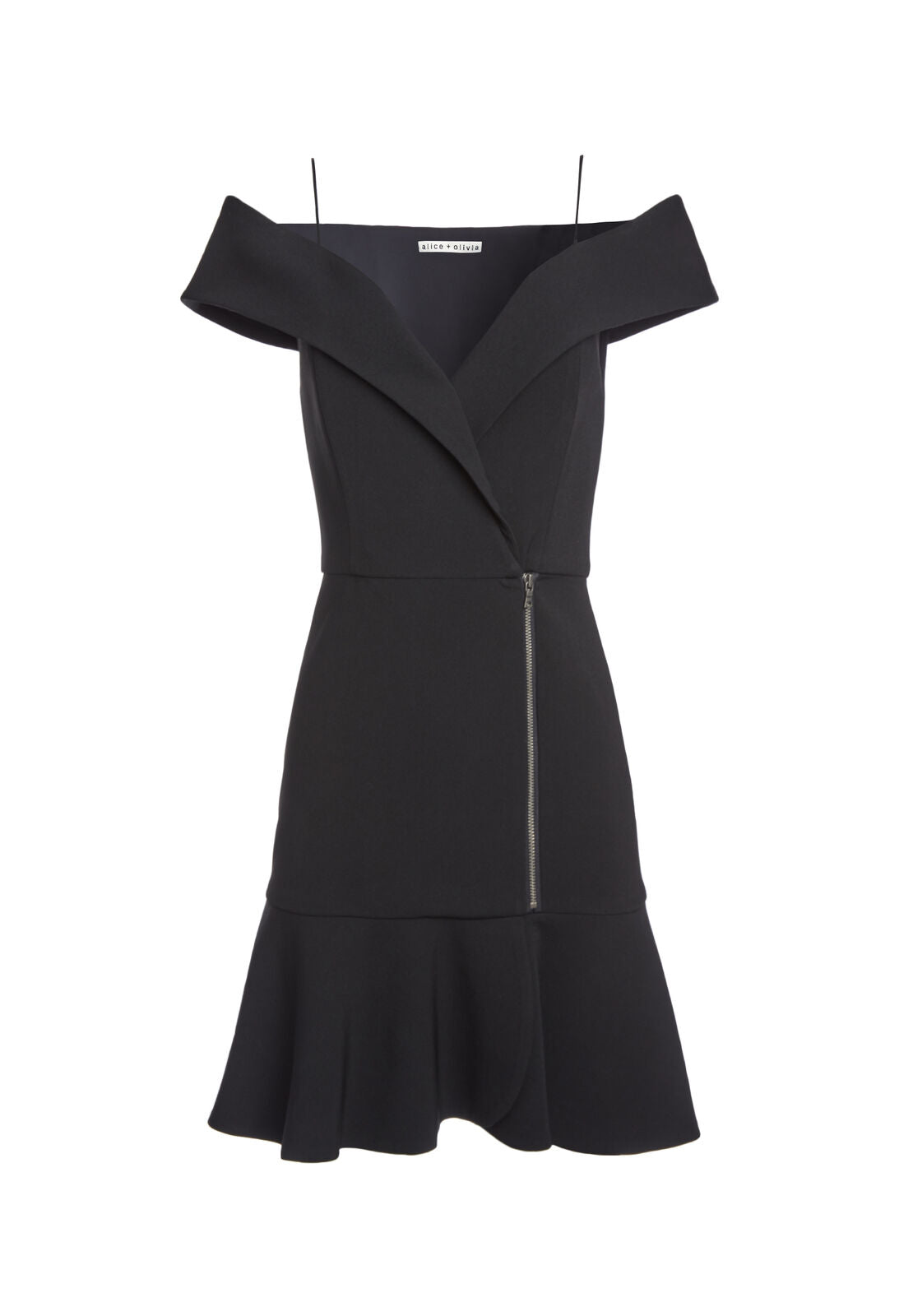 DASH FAUX WRAP DRESS-ALICE + OLIVIA