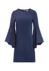 THYM SHORT TRUMPET SLV TUNIC-SAPPHIRE-ALICE + OLIVIA