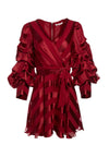 SANTINA TCK SLV SHRT DRS W BLT-ALICE + OLIVIA