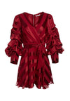 SANTINA TCK SLV SHRT DRS W BLT-ALICE + OLIVIA
