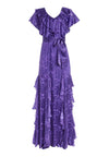 TESSA RUFFLE GODET DRESS-ALICE + OLIVIA
