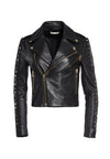 CODY LTHR METAL BAR JKT-ALICE + OLIVIA