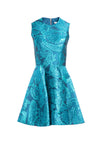 STASIA DEEP PLEAT PARTY DRESS-PEACOCK-ALICE + OLIVIA