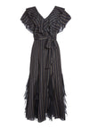 TESSA RUFFLE GODET MIDI DRESS-ALICE + OLIVIA