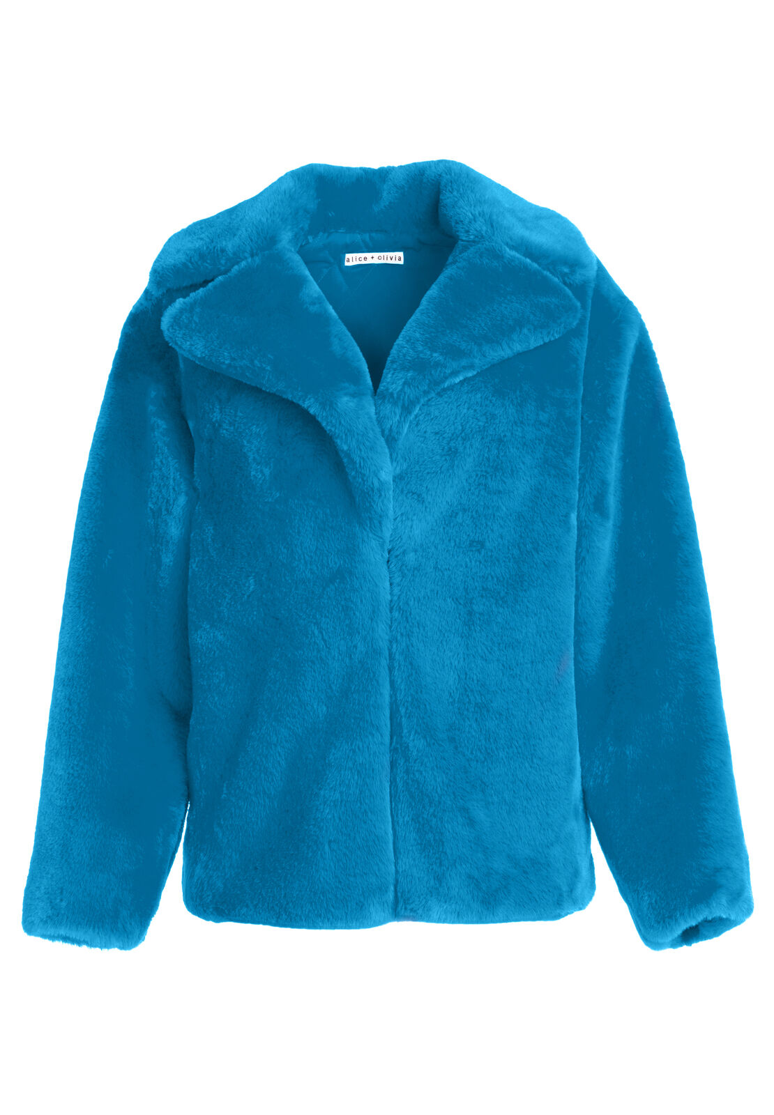THORA FAUX FUR OVERSIZED COAT-ALICE + OLIVIA