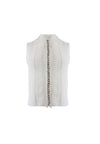 VALENTINE MOCK NK SLVLSS TOP-OFF WHITE-ALICE + OLIVIA