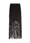 MALINA SUEDE HIGHLOW FRNG SKRT-ALICE + OLIVIA