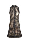 CARLOTTA STUD LTHR MOCK NK DRS-ALICE + OLIVIA