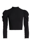 BRENNA FITTED PUFF SLV TOP-ALICE + OLIVIA