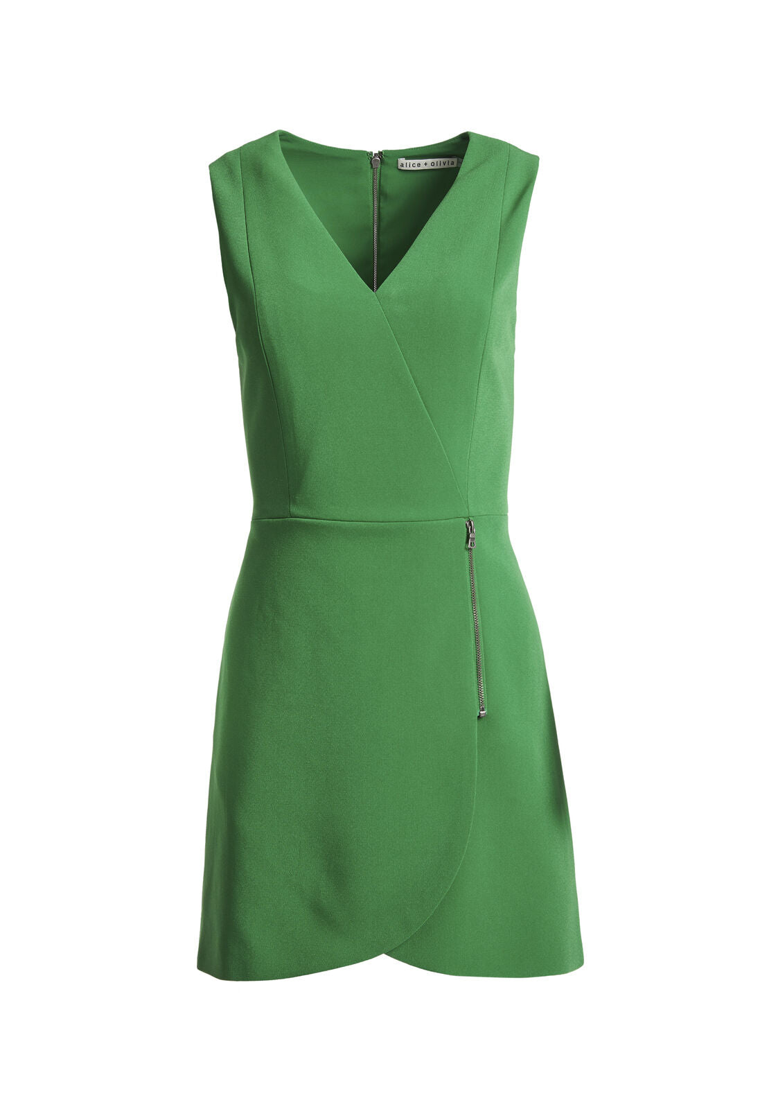 LENNON SIDE ZIP MINI DRESS-ALICE + OLIVIA