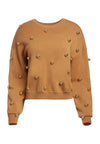 GLEESON METAL BALL LS PULLOVER-ALICE + OLIVIA