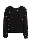 GLEESON METAL BALL LS PULLOVER-ALICE + OLIVIA